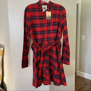 Kiel James Patrick flannel dress. Size M